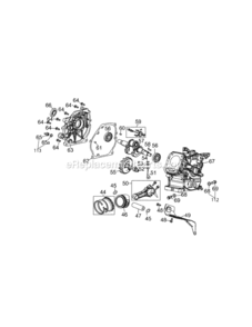 170-V0B_Crankcase Diagram and Parts List for 21A-39M5004 2013 MTD Tiller