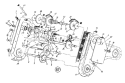Page B Diagram and Parts List for 21A-417-033 1999 MTD Tiller