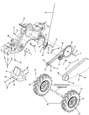 Page A Diagram and Parts List for 21AB452A057 2008 MTD Tiller