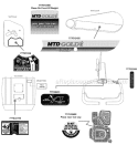 Page C Diagram and Parts List for 21AB452A004 2009 MTD Tiller