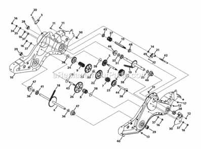 Page L Diagram and Parts List for 21AB45M8704 2013 MTD Tiller