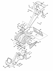 Page H Diagram and Parts List for 21AB45M8704 2013 MTD Tiller