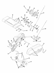 Tine_And_Drive Diagram and Parts List for 21B-39M8704 2013 MTD Tiller