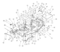 Page B Diagram and Parts List for 2260F 55AF3B7J195 MTD Lawn Mower