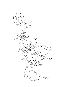 Seat/fender Diagram and Parts List for 131278XS099  MTD Lawn Tractor