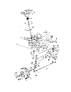 Steering assembly Diagram and Parts List for 33931A  MTD Lawn Tractor