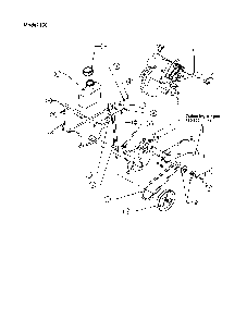 16" fuel line hose Diagram and Parts List for E142  MTD Snow Blower
