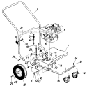Page A Diagram and Parts List for 240-692-705 1990 MTD Leaf Blower / Vacuum