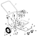 Page A Diagram and Parts List for 240-692-135 1990 MTD Leaf Blower / Vacuum
