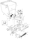 Page A Diagram and Parts List for 240665 1990 MTD Chipper Shredder