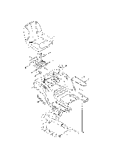Seat/fender Diagram and Parts List for 13AL78ST299  MTD Lawn Tractor