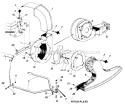Page B Diagram and Parts List for 241-685-019 1991 MTD Chipper Shredder