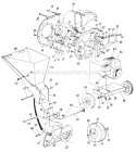 Page A Diagram and Parts List for 241645 1991 MTD Chipper Shredder