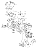Page A Diagram and Parts List for 242-640-098 95-2451-3 -1992 MTD Chipper Shredder