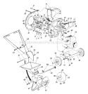 Part Location Diagram of 16522B MTD Inlet Guide Ass'Y.