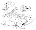 Page A Diagram and Parts List for 242-689-000 1992 MTD Chipper Shredder