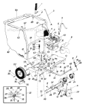 Part Location Diagram of 751-0581 MTD Muffler Guard Ass'y.