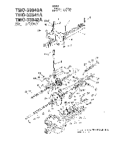 Single speed transaxle-r Diagram and Parts List for 33940A  MTD Lawn Tractor
