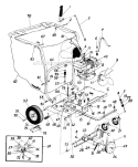 Page B Diagram and Parts List for 244-675-205 1994 MTD Chipper Shredder