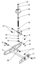 Part Location Diagram of 781-0605-0637 MTD Bracket-Height Adj