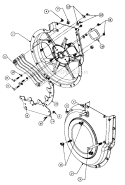 Part Location Diagram of 681-0060 MTD Outer Flail Housing Assembly