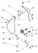 Part Location Diagram of 719-0330A MTD Mounting Adapter