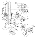 Page A Diagram and Parts List for 245-630-033 1995 MTD Log Splitter