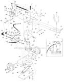 Part Location Diagram of 737-0196 MTD 90 Elbow Adapter