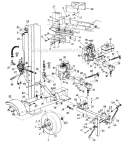 Page A Diagram and Parts List for 245-636-054 1995 MTD Log Splitter