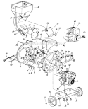 Page A Diagram and Parts List for 245-641A033 1995 MTD Chipper Shredder