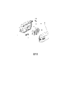 Air cleaner Diagram and Parts List for 1P65B0B-1  MTD Engine