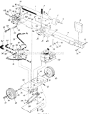Page B Diagram and Parts List for 246-638-000 1986 MTD Log Splitter
