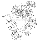 Page A Diagram and Parts List for 246-645B002 1996 MTD Chipper Shredder