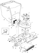 Page A Diagram and Parts List for 246-660-105 1986 MTD Chipper Shredder