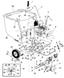 Page A Diagram and Parts List for 246-685-077 1996 MTD Chipper Shredder