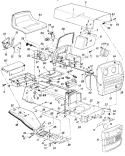 Page B Diagram and Parts List for 246-692-122 1986 MTD Lawn Tractor
