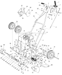 Page A Diagram and Parts List for 24604-7 1987 MTD Edger