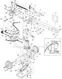Page B Diagram and Parts List for 24634S 1985 MTD Log Splitter