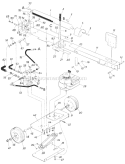 Page B Diagram and Parts List for 24638-8 1988 MTD Log Splitter