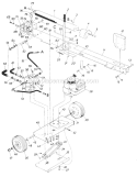 Page B Diagram and Parts List for 24638C 1986 MTD Log Splitter