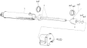 Page A Diagram and Parts List for 24642S 1985 MTD Log Splitter