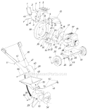 Page A Diagram and Parts List for 24650-8 1988 MTD Chipper Shredder