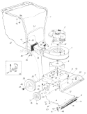 Page A Diagram and Parts List for 24665-8 1988 MTD Chipper Shredder