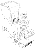 Page A Diagram and Parts List for 24665-9 1989 MTD Chipper Shredder