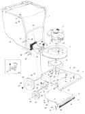 Page A Diagram and Parts List for 24665S 1985 MTD Chipper Shredder