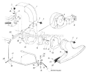 Page B Diagram and Parts List for 24687-9 1989 MTD Chipper Shredder