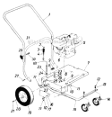 Page A Diagram and Parts List for 24695-9 1989 MTD Leaf Blower / Vacuum