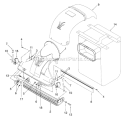 Part Location Diagram of 731-1838A MTD Chute Disc Black