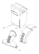 Page J Diagram and Parts List for 247-315A002 1997 MTD Chipper Shredder