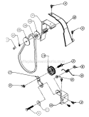 Page B Diagram and Parts List for 247-315A002 1997 MTD Chipper Shredder